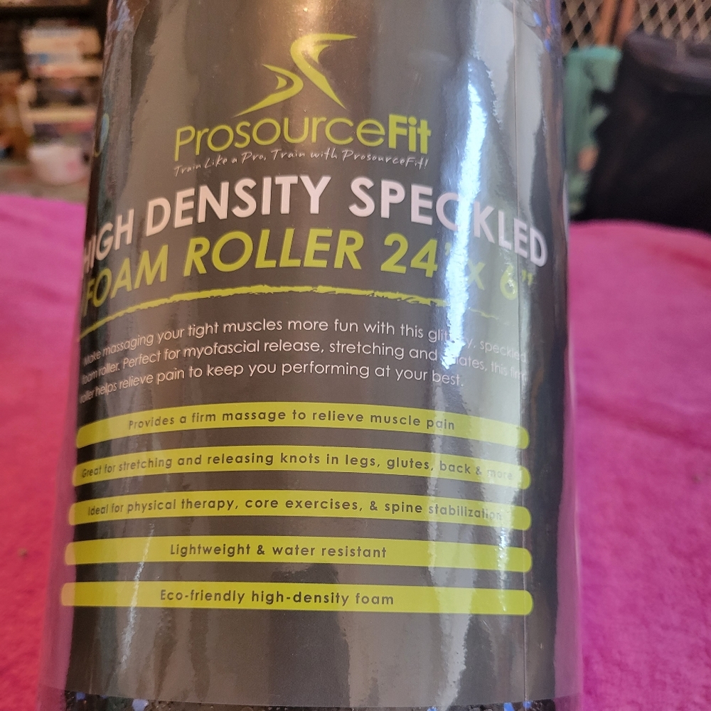 Prosource fit high density speckled foam roller